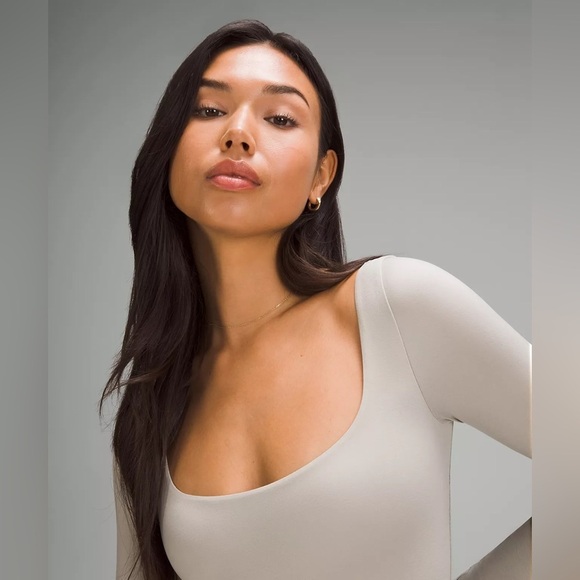 Wundermost Ultra-Soft Nulu Square-Neck Long-Sleeve Bodysuit medium - Picture 4 of 6